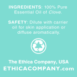 Clove Bud Essential Oil, Syzygium Aromaticum Aromatherapy